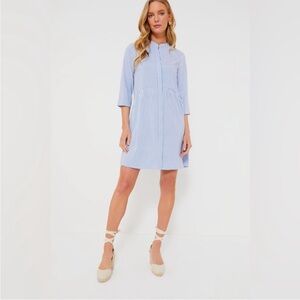 Tuckernuck Blue and White Striped Royal Shirtdress